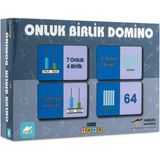 Kanguru Matematik Onluk Birlik Domino Oyunu-Basamak Değeri Öğreten Eğitici Oyun | Müfredata Uyumlu / 7-8 Yaş / 2 Oyuncu