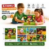 Kanilka Manyetik Küp Puzzle - 6 Farklı Yapboz
