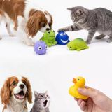 Kanji 5’li Sesli Evcil Hayvan Oyuncak Seti – Kedi & Küçük Irk Köpekler için Suda Yüzen Hafif Oyun Oyuncakları (Ördek, Köpek Balığı, Kurbağa, Balık, Kaplumbağa)
