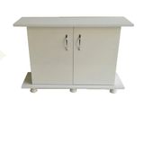 Kanki Pet 100 Cm MDF Düz Akvaryum Beyaz sehpa 100x31x67 cm