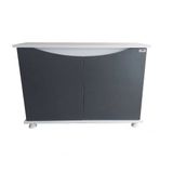 Kanki Pet 100 Cm MDF KP10001ANT Flex Antrasit Kapaklı Akvaryum Sehpası 100x31x69 cm