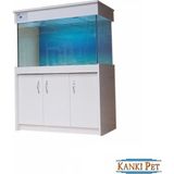 Kanki Pet 120 cm Mobilyalı Lüks Akvaryum Kumandalı LED Aydınlatma Sistemli
