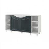 Kanki Pet 120 Cm WESTERN 12050- ANT1 MDF Akvaryum Beyaz Sehpa 120X50X69