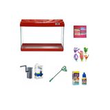 Kanki Pet 30 cm Akvaryum Hazır Set 3018 Kırmızı