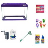 Kanki Pet 30 cm Akvaryum Hazır Set 3018 Mor