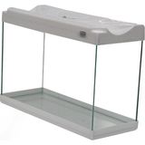 Kanki Pet 35 Cm KP3518 Beyaz Renkli Kapaklı Akvaryum 12 Litre Ekonomik