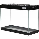 Kanki Pet 35 cm KP3518 Siyah Renkli Kapaklı Akvaryum 12 Litre Ekonomik