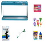 Kanki Pet 3518 Akvaryum Hazır Set Turkuaz 35 CM
