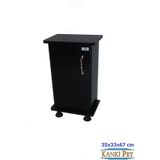 Kanki Pet 35x33x67 cm Siyah Mdf Flex İthal Akvaryum Sehpası