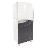 Kanki Pet 40 cm Ultra Clear Nano West Seri Mobilyalı Akvaryum Antrasit 64 Litre