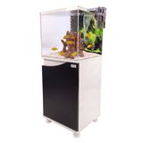 Kanki Pet 40X40X40 Nano Siyah Sehpalı Akvaryum Seti 6mm Ultra Clear Cam