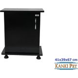 Kanki Pet 41 Cm Mdf Flex Ithal Akvaryum Sehpası Siyah Sehpa 41X39X67 Cm