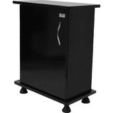 Kanki Pet 50 cm Mdf Akvaryum Düz Sehpa 50X23X67 - Siyah