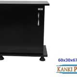 Kanki Pet 60 Cm MDF İthal Akvaryum Siyah Sehpa 60 x 30 x 67h cm