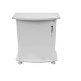 Kanki Pet 65 Cm MDF Bombeli Akvaryum Sehpa Beyaz 65X30X67 cm
