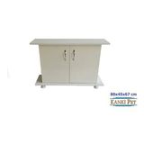 Kanki Pet 80 cm Lüks Düz Mdf Akvaryum Sehpa 80X45X67 cm - Beyaz