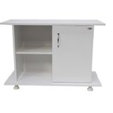 Kanki Pet 80 Cm MDF Akvaryum Düz Beyaz Sehpa 80x45x67 cm