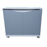 Kanki Pet 80 Cm MDF KP8028FGR Flex Gri Kapaklı Akvaryum Sehpası 80x28x69 cm