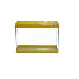 Kanki Pet KP3018 Renkli Kapak Mini Akvaryum Sarı 30 CM