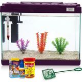 Kanki Pet KP5018 50 cm Hazır Set Akvaryum 26 Litre Mor Full Ekipman