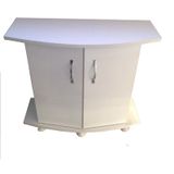Kanki Pet Mdf Bombeli Akvaryum Sehpa Beyaz 80 CM