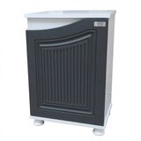 Kanki Pet West Seri Nano Akvaryum Sehpası 40x40x69 cm Beyaz-Antrasit WEST4040B-ANT1