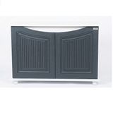 Kanki Pet Western Seri Akvaryum Sehpası WESTERN10040-ANT25 | 100x40x69 cm Beyaz-Antrasit