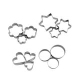 Kanonik Education 12 Adet Paslanmaz Çelik Kurabiye Kalıbı Seti