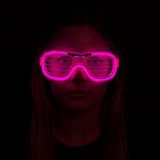 Kanonik Education Pembe Led Işıklı Parti Gözlüğü - Neon 3 Modlu