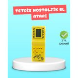 Kanonik Education Taşınabilir El Aterisi Gameboy – Klasik Tetris Oyunu, Pil ile Çalışan Mini El Konsolu