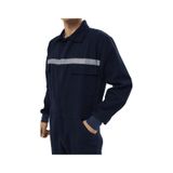 Kant 16/12 Gabardin Kumaş Bütün Kollu Tulum Lacivert Çok Renkli