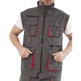 Kant Harman Kumaş Çok Cepli Iş Yeleği Gri - 2XL