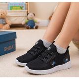 Kantex Günlük Unisex Çocuk Lastikli Sneaker Nefes Alabilen Hafif Rahat Spor Ayakkabı RCN-0027 - Siyah