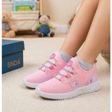 Kantex Günlük Unisex Çocuk Lastikli Sneaker Nefes Alabilen Hafif Rahat Spor Ayakkabı RCN-0027 - Toz Pembe