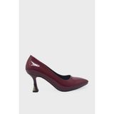 Kanuga Kadın Kadeh Topuk Stiletto Bordo LPA1110-1