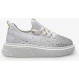 Kanuga Kadn Taşlı Yüksek Taban Sneaker Beyaz RSL404