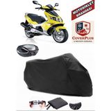 Kanuni Bobcat 150 Branda Siyah Arka Çanta Uyumlu(Topcase) Motosiket Brandası Motor Örtüsü Çadır Su Geçirmez Motosiklet Kılıfı Motor Brandası,lastikli,taşıma Torbalı