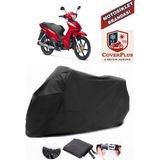 Kanuni Fox Branda Siyah Motosiket Brandası Motor Örtüsü Çadır Su Geçirmez Motosiklet Kılıfı Motor Brandası,lastikli,taşıma Torbalı - Arka Çanta UYUMSUZ