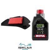 Kanuni Kanuni 150 Merlin S Motul Yağ Ve Hava Filtre Bakım Seti Bs0037