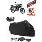 Kanuni Leopard Branda Siyah Arka Çanta Uyumlu(Topcase) Motosiket Brandası Motor Örtüsü Çadır Su Geçirmez Motosiklet Kılıfı Motor Brandası,lastikli,taşıma Torbalı