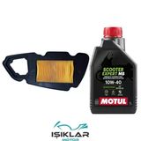 Kanuni Mati 125 Motul Yağ Ve Hava Filtre Bakım Seti Bs0007