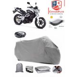 Kanuni Phantom 180 Branda Gri Arka Çanta Uyumlu(Topcase) Motosiket Brandası Motor Örtüsü Çadır Su Geçirmez Motosiklet Kılıfı Motor Brandası,lastikli,taşıma Torbalı