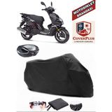 Kanuni Ronny S Branda Siyah Arka Çanta Uyumlu(Topcase) Motosiket Brandası Motor Örtüsü Çadır Su Geçirmez Motosiklet Kılıfı Motor Brandası,lastikli,taşıma Torbalı