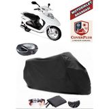 Kanuni Ruby 100 Branda Siyah Arka Çanta Uyumlu(Topcase) Motosiket Brandası Motor Örtüsü Çadır Su Geçirmez Motosiklet Kılıfı Motor Brandası,lastikli,taşıma Torbalı