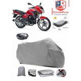 Kanuni S170T Branda Gri Arka Çanta Uyumlu(Topcase) Motosiket Brandası Motor Örtüsü Çadır Su Geçirmez Motosiklet Kılıfı Motor Brandası,lastikli,taşıma Torbalı