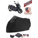 Kanuni Seha 150 Siyah Motorsiket Brandası Motor Örtüsü Çadır Su Geçirmez Motosiklet Kılıfı Motor Brandası - Siyah- Arka Çanta UYUMSUZ