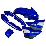 Kanuni Windy-S 125 Kaporta 3Lü Set Mavi ARM-MBZ-015