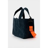 Kanvas Askılı Günlük Kullanım Omuz ve El Çantası Tote Bag - Sert Kumaş - 003-Lacivert