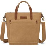 Kanvas Kumaş Kadın Çantası Elden Tutmalı Smart Bags 1328 - Camel