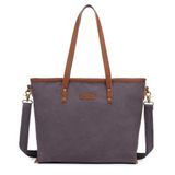 Kanvas Kumaş Kadın Omuz Çantası Smart Bags 1330 - Kahve